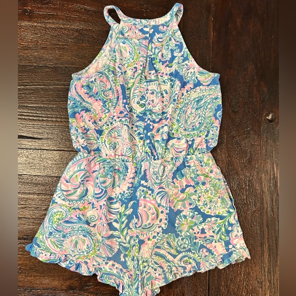 Lilly Pulitzer Cotton Floral Romper - Picture 7 of 9